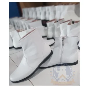 Sepatu Pasukan Drumband Putih - Custom Sepatu Drumband - Custom Sepatu Pasukan