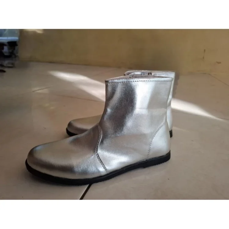 Sepatu Pasukan Drumband Silver - Custom Sepatu Drumband - Custom Sepatu Pasukan - Image 2