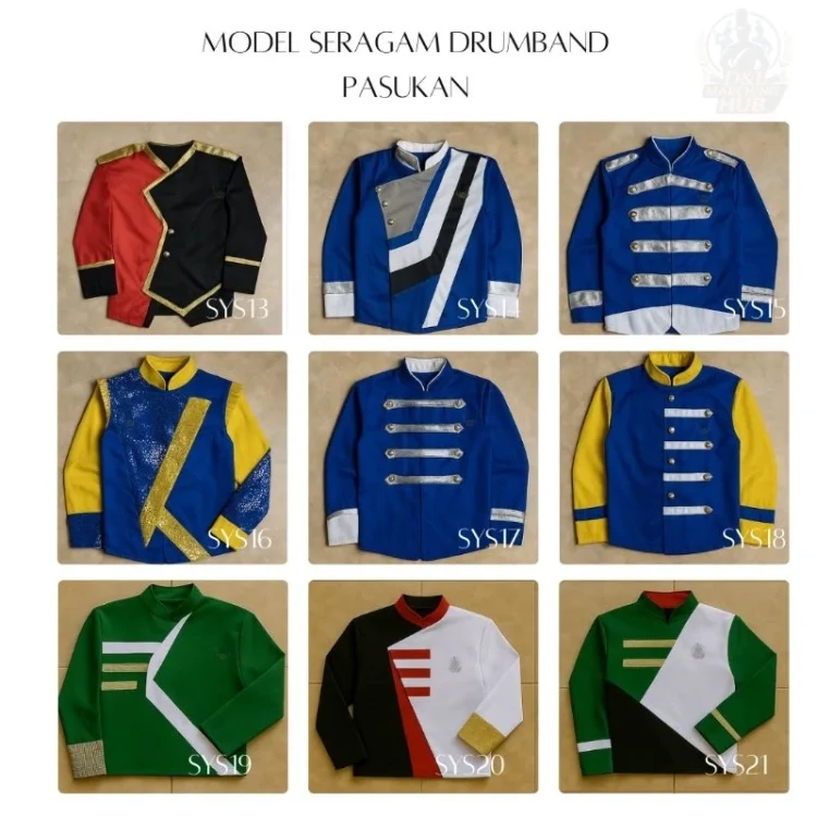 Seragam Drumband Pasukan / Kostum Drumband Khusus Retail - Image 2
