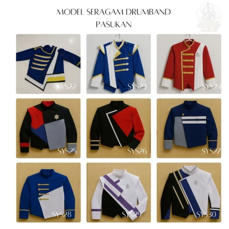 Seragam Drumband Pasukan / Kostum Drumband Khusus Retail - Image 4