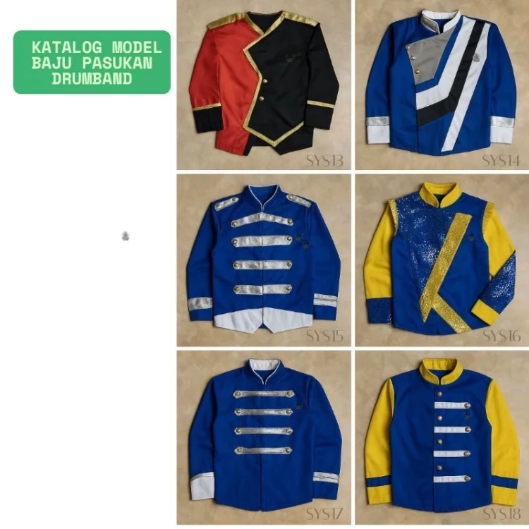 Seragam Drumband Pasukan / Kostum Drumband Khusus Retail - Image 6